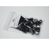 Cable Management Clip Black L - 25 Pack