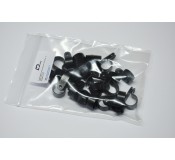 Cable Management Clip Black XL - 25 pack