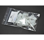 Cable Management Clip White M - 25 Pack